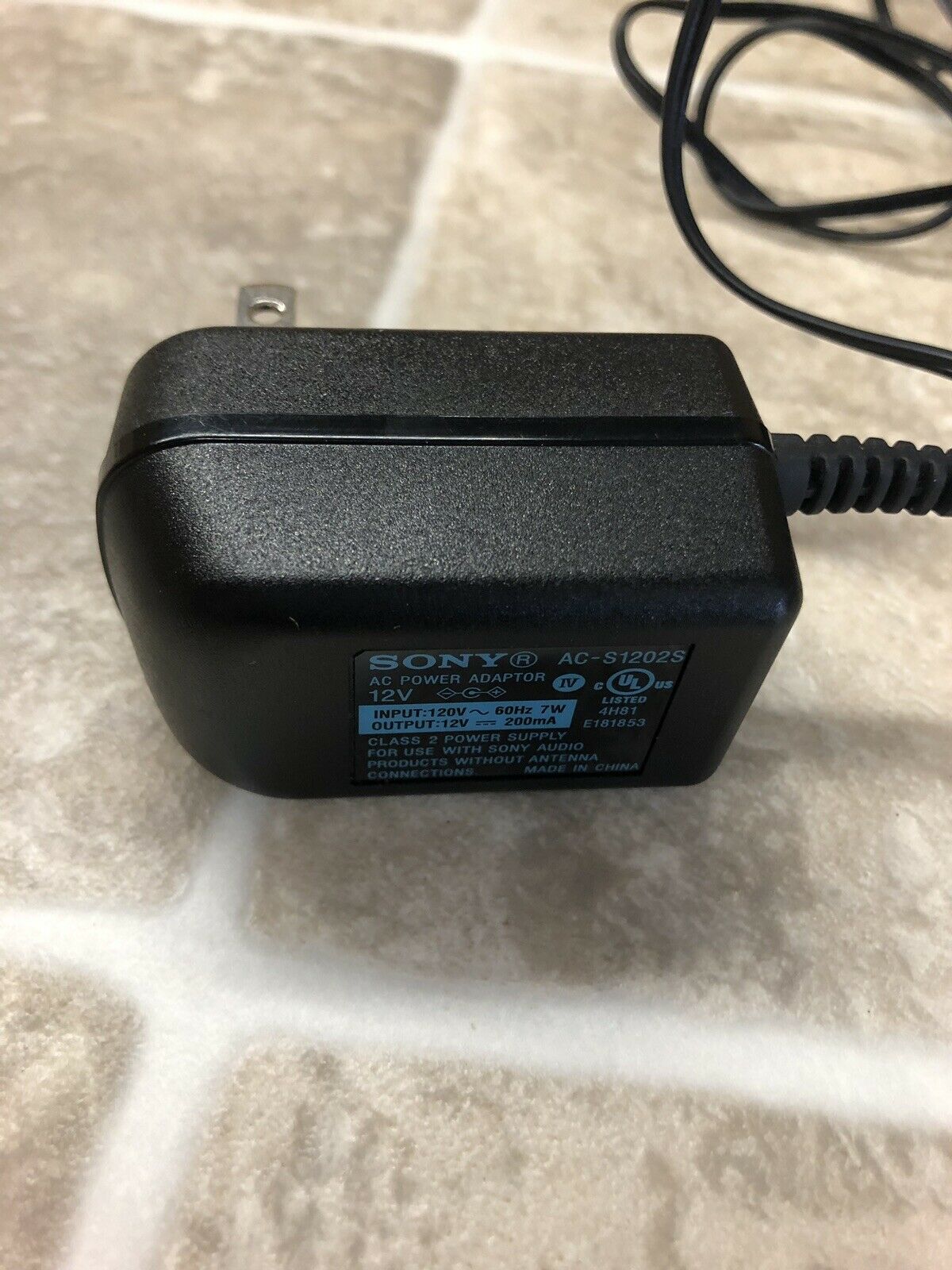 *Brand NEW*Sony AC-S1202S 12V 200mA AC DC Adapter POWER SUPPLY - Click Image to Close